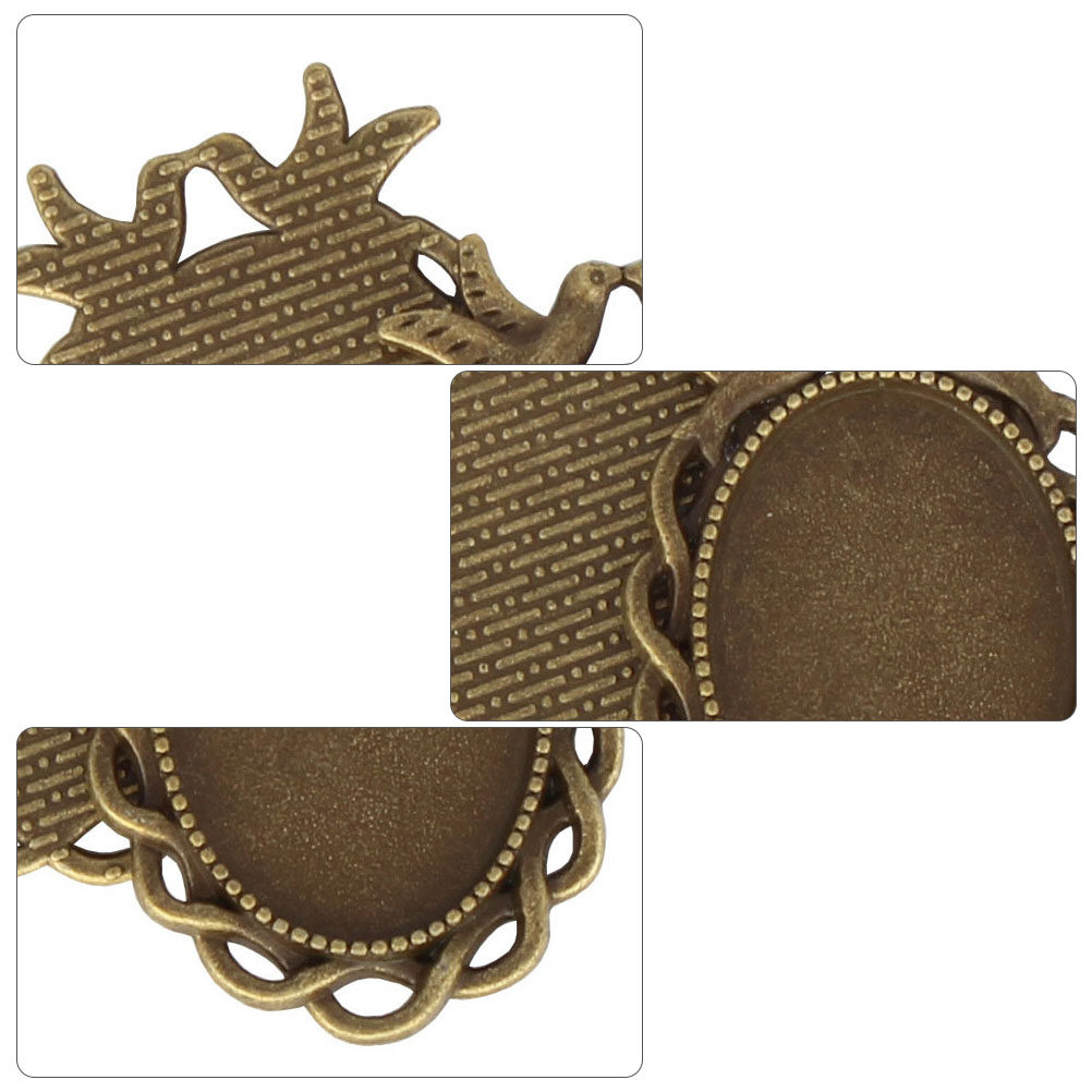 Making Custom Jewelry - 50 piezas de bandejas metálicas para