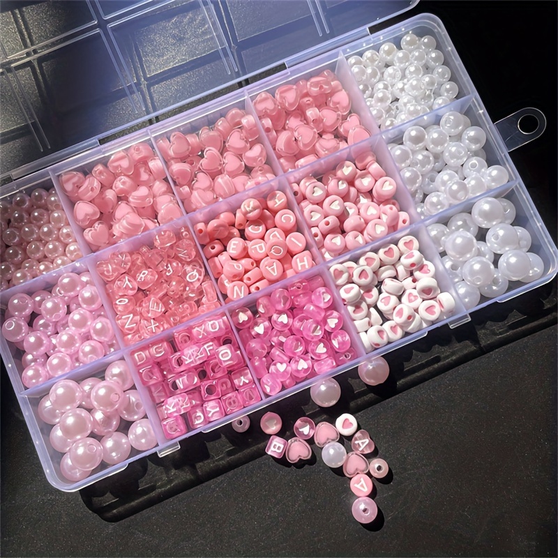 Jewelry Making Degree - Caja de Alfabeto Rosa de 10