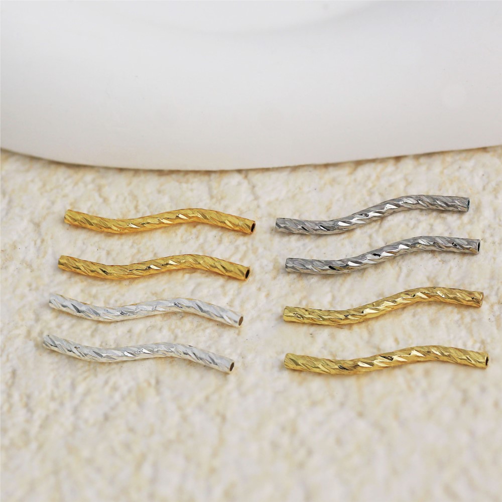 Jewelry Making Youtube - 20 Piezas de Conectores de Tubo