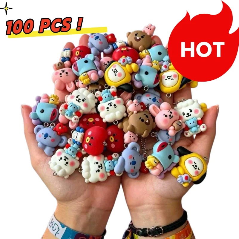 Jewelry Making Articles - 7 piezas de dijes de resina