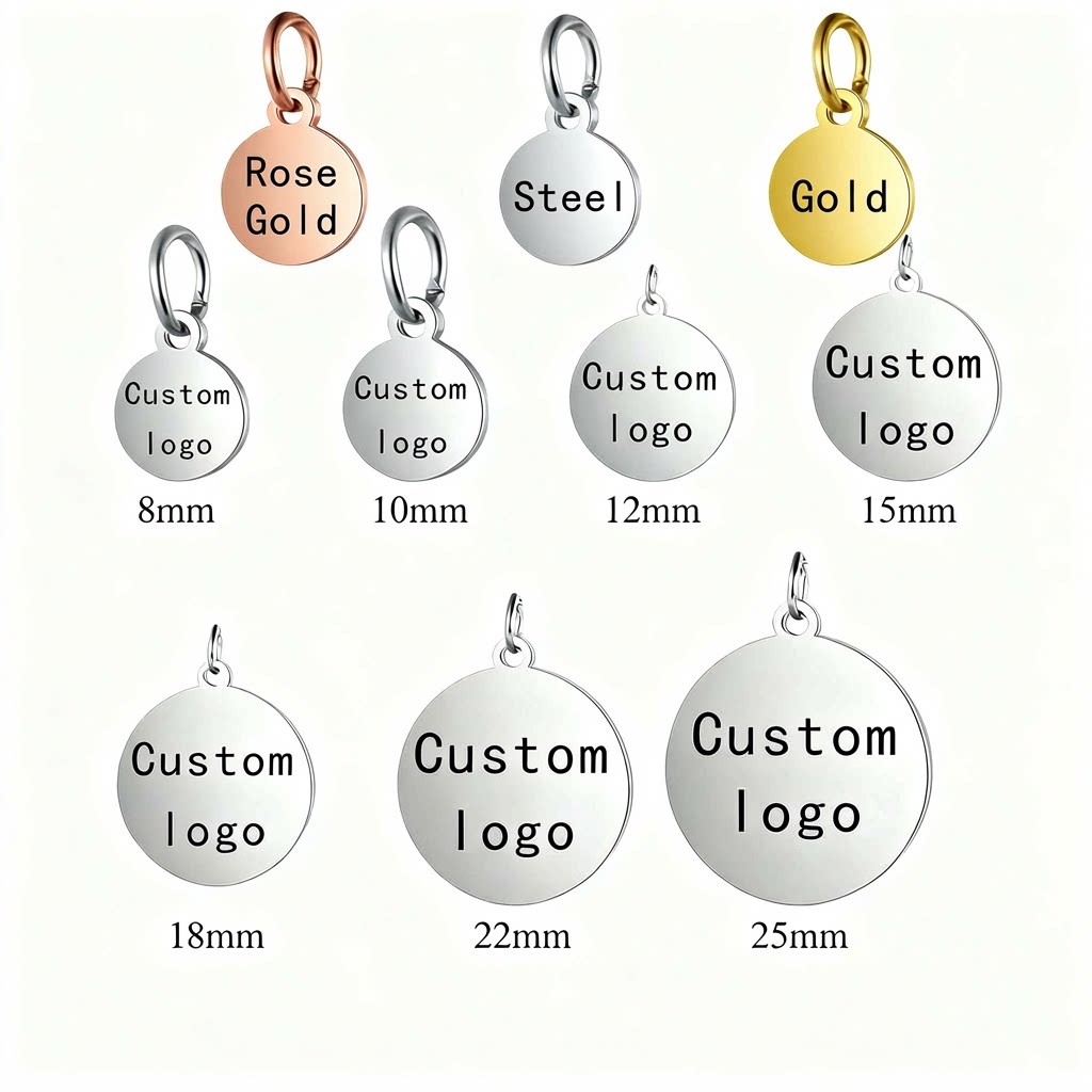 Making Custom Jewelry - 30 Etiquetas de Metal Personalizadas con
