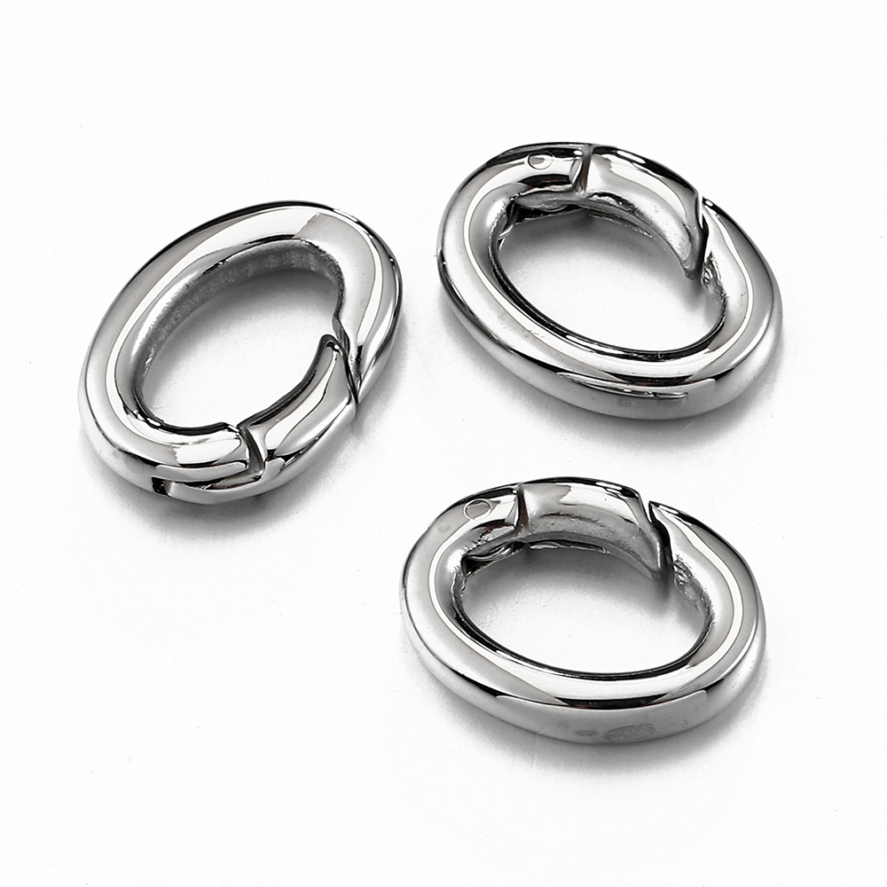 Jewelry Making Rings - Cierre de langosta de acero inoxidable,