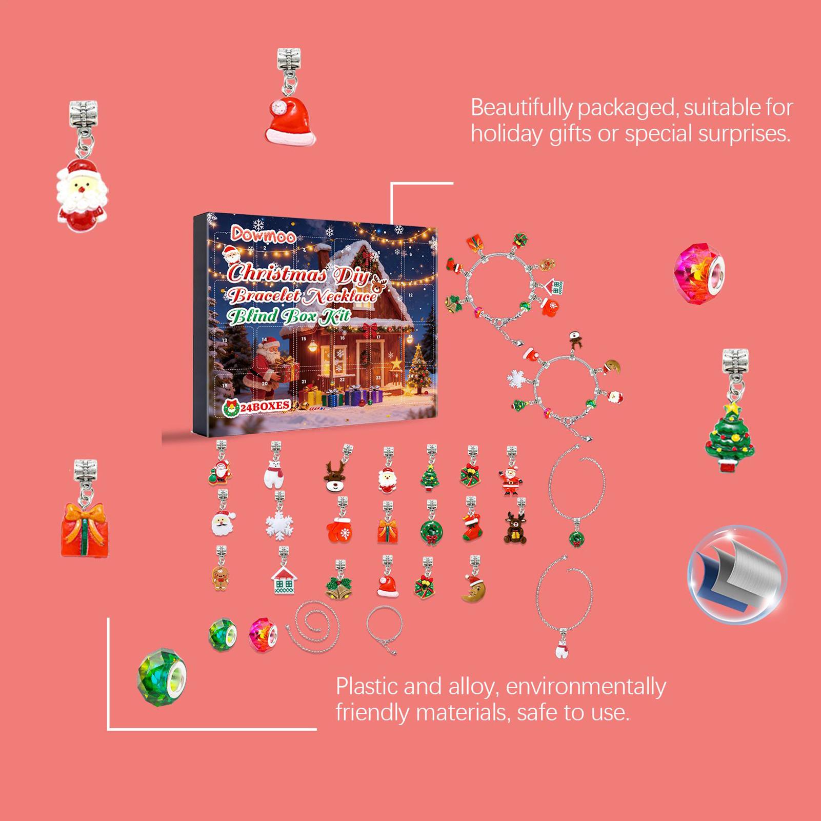 Jewelry Making For Teens - Calendario de cuenta regresiva navideña, 24