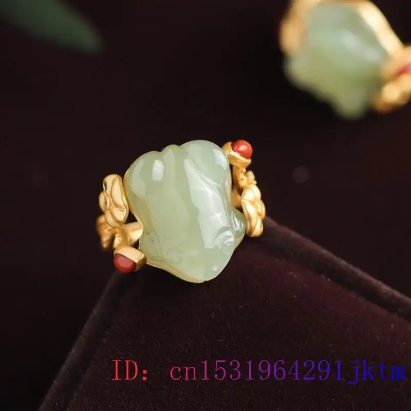 Anillos de rana de Jade verde  - Jewelry Making Rings reseña y precio