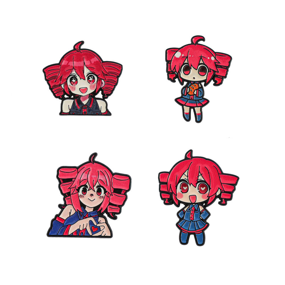 4 broches de esmalte de anime  - Jewelry Making Kit reseña y precio