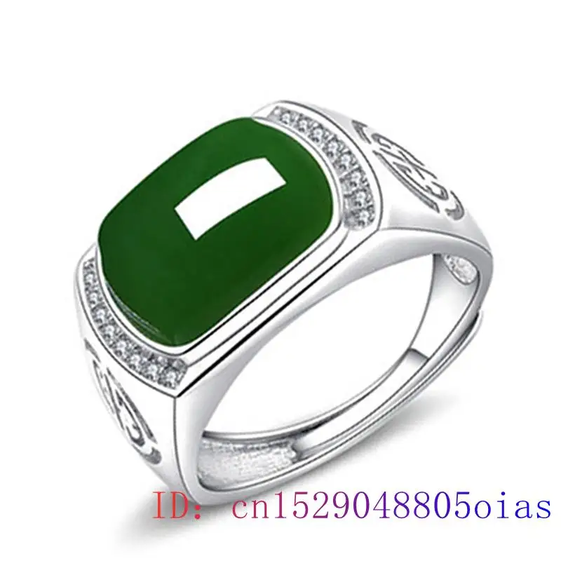 Anillo de Jade VERDE, regalos, - Jewelry Making Rings reseña y precio