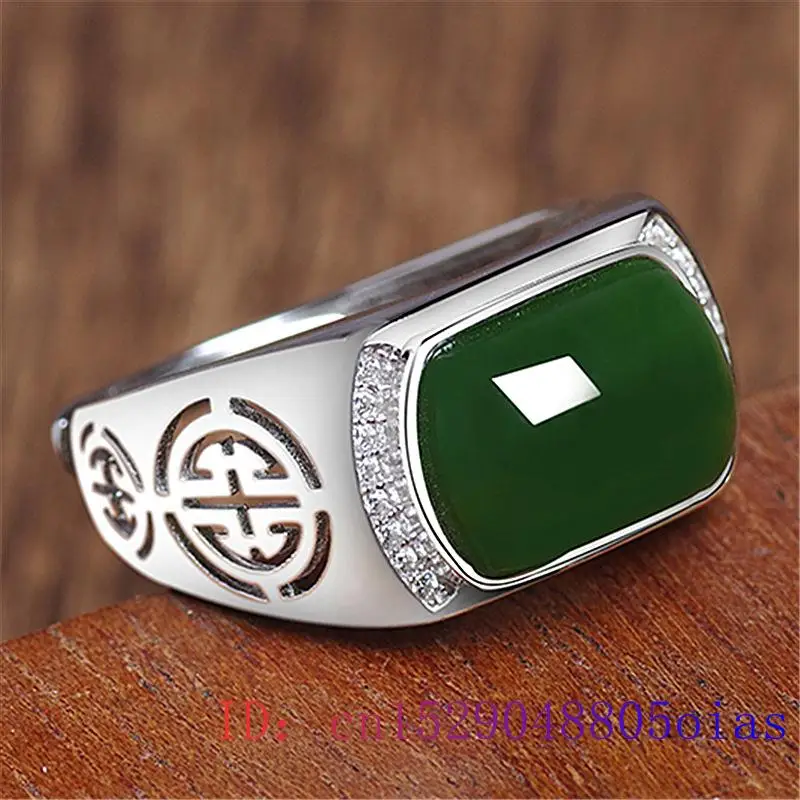 Anillo de Jade VERDE, regalos, - Jewelry Making Rings reseña y precio