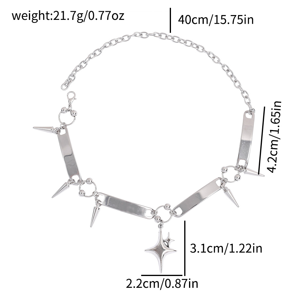 Gargantilla Punk con Estrellas - Jewelry Making Necklaces reseña y precio