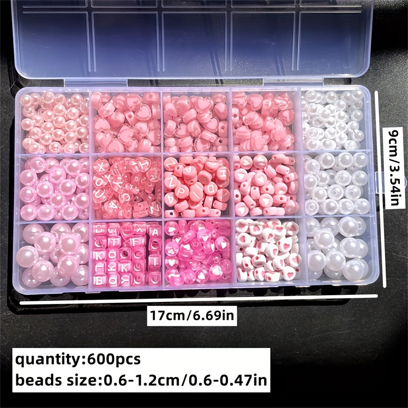 Caja de Alfabeto Rosa de 10 Pi - Jewelry Making Degree reseña y precio