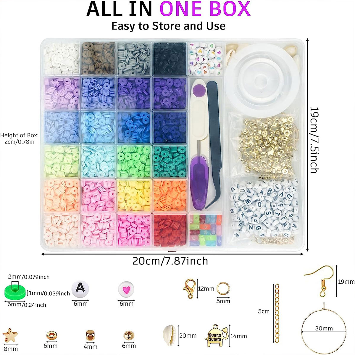 6000 Uds. Cuentas redondas pla - Jewelry Making Degree reseña y precio
