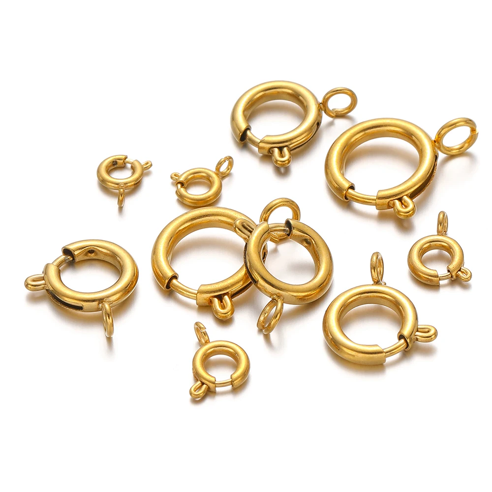 10 piezas de cierres de anillo - Jewelry Making Rings reseña y precio