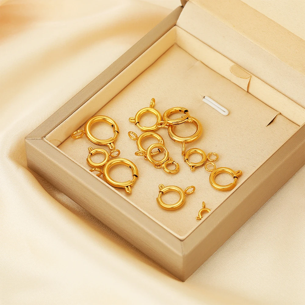 10 piezas de cierres de anillo - Jewelry Making Rings reseña y precio