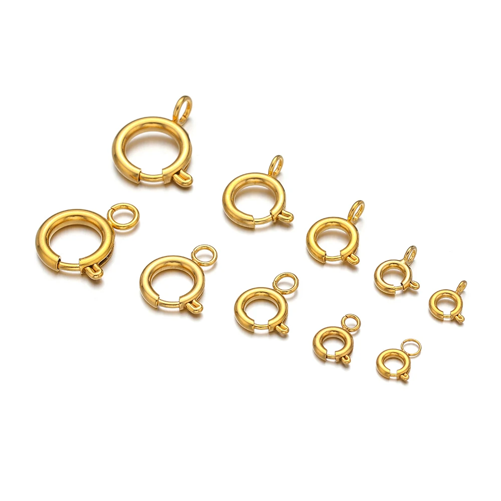 10 piezas de cierres de anillo - Jewelry Making Rings reseña y precio