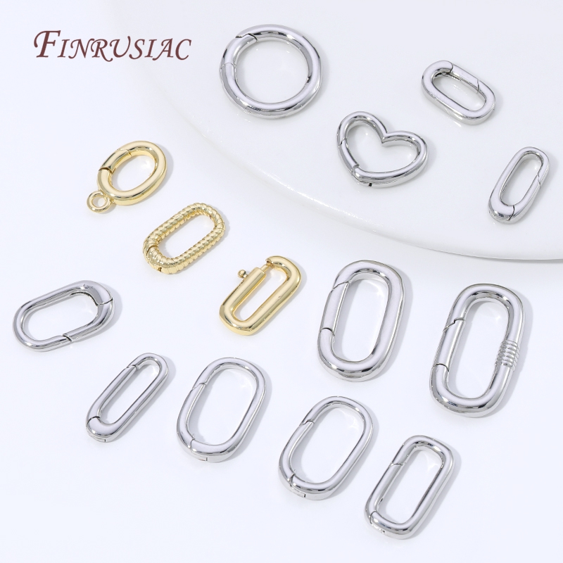 Cierres de anilla ovalada con  - Jewelry Making Rings reseña y precio