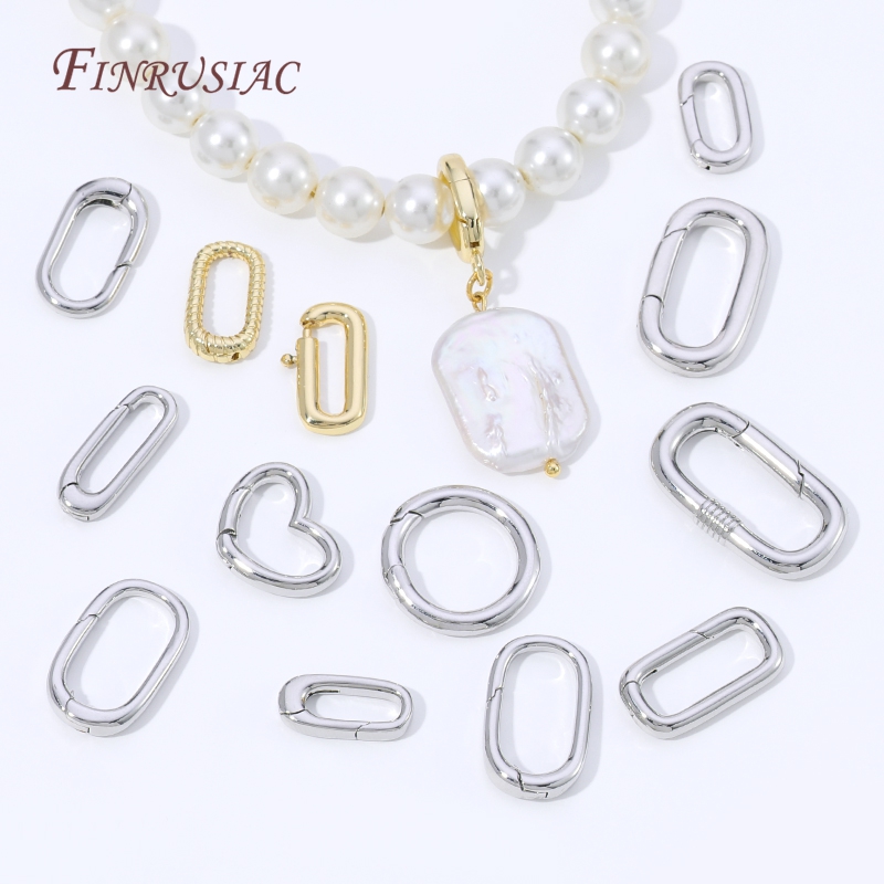 Cierres de anilla ovalada con  - Jewelry Making Rings reseña y precio