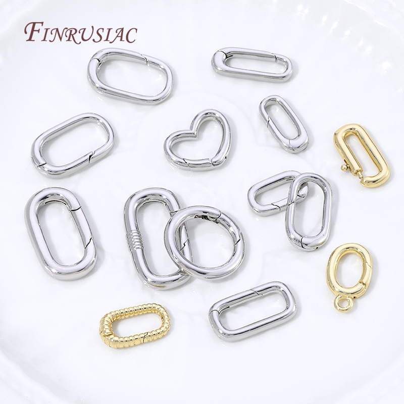Cierres de anilla ovalada con  - Jewelry Making Rings reseña y precio