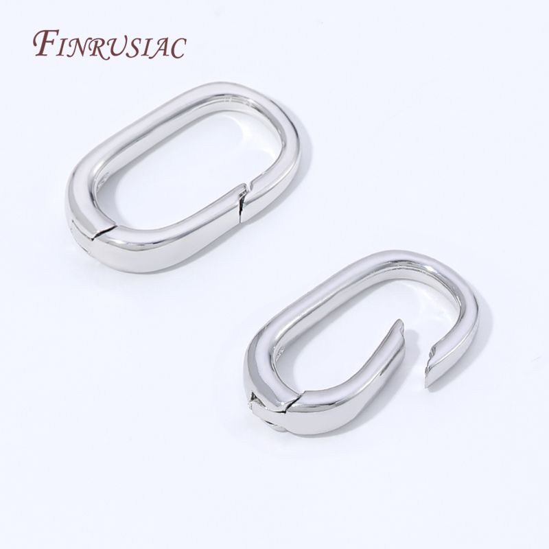 Cierres de anilla ovalada con  - Jewelry Making Rings reseña y precio
