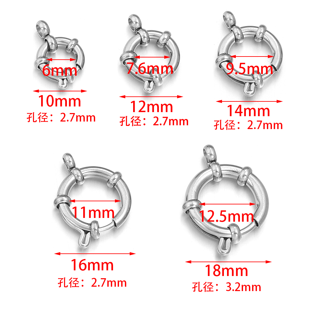 2 piezas de cierres de resorte - Jewelry Making Name reseña y precio