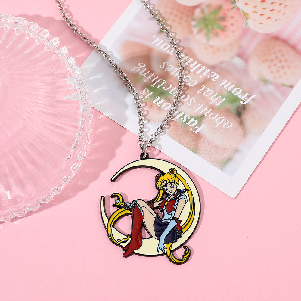 Collar de metal esmaltado con  - Jewelry Making Necklaces reseña y precio