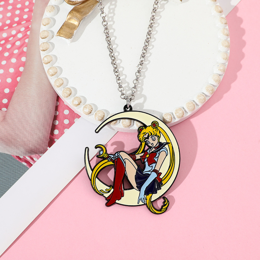 Collar de metal esmaltado con  - Jewelry Making Necklaces reseña y precio