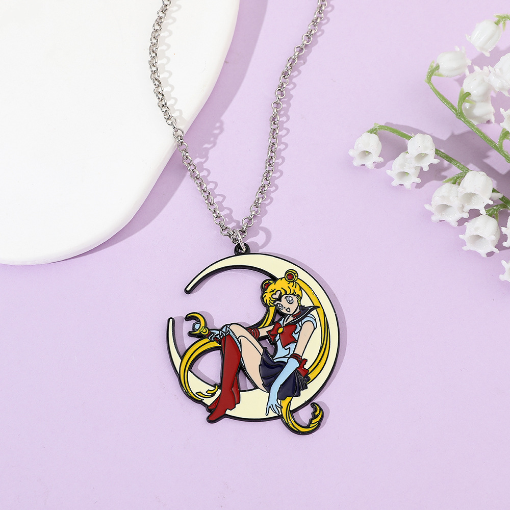 Collar de metal esmaltado con  - Jewelry Making Necklaces reseña y precio