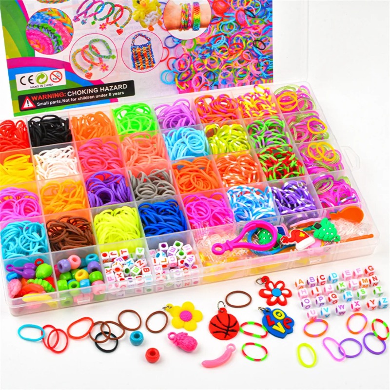 4300+ Piezas de Bandas Elástic - Jewelry Making Diy Kit reseña y precio