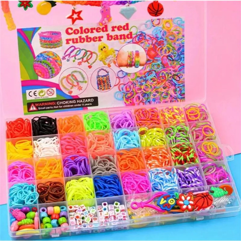4300+ Piezas de Bandas Elástic - Jewelry Making Diy Kit reseña y precio