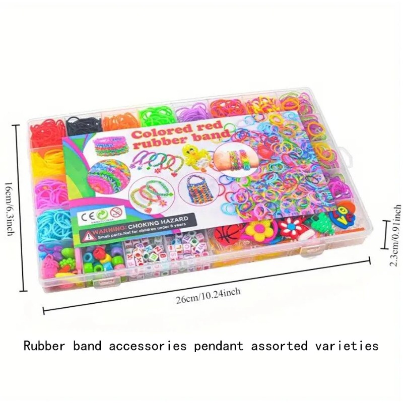 4300+ Piezas de Bandas Elástic - Jewelry Making Diy Kit reseña y precio