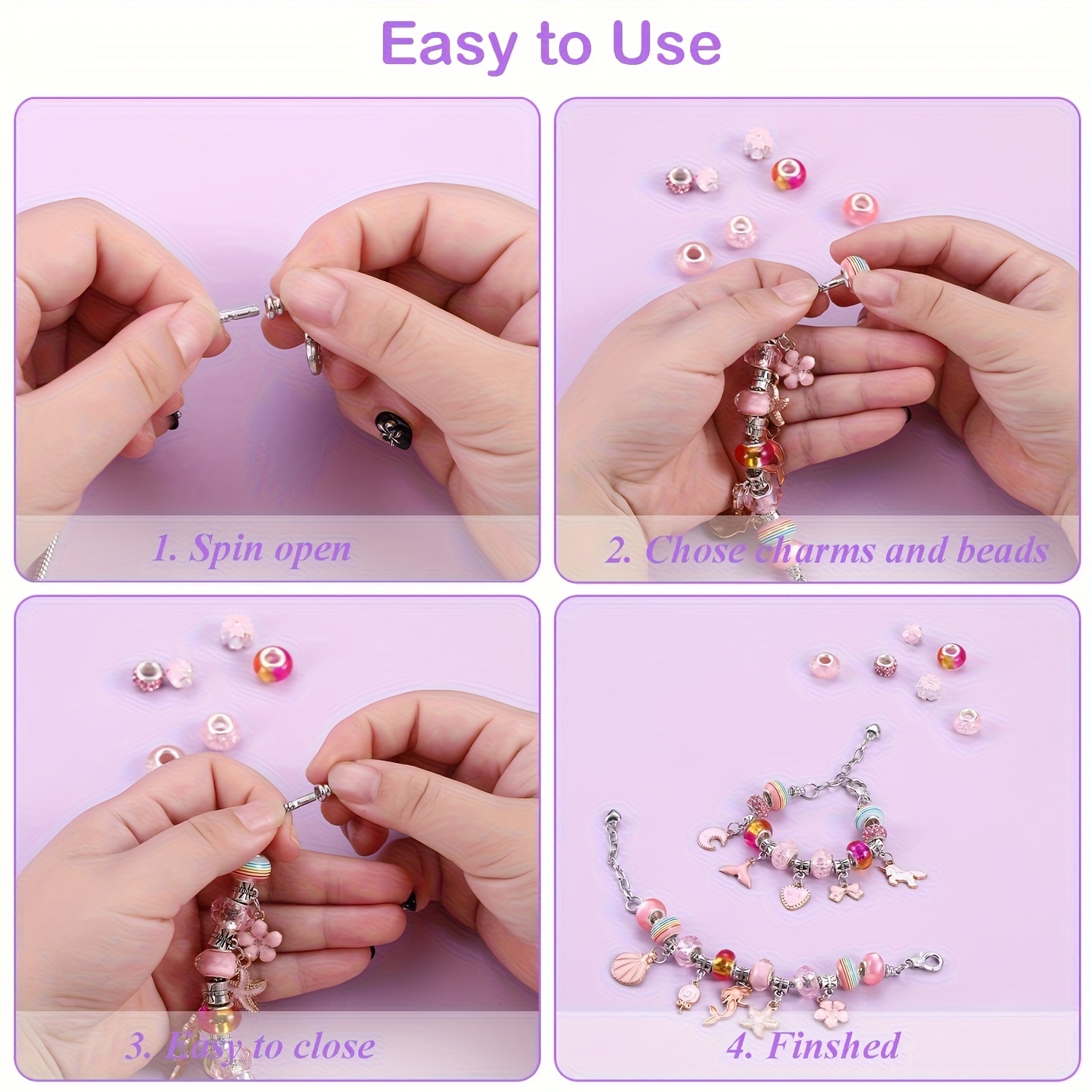 Kit de 68 piezas para hacer pu - Jewelry Making Diy Kit reseña y precio