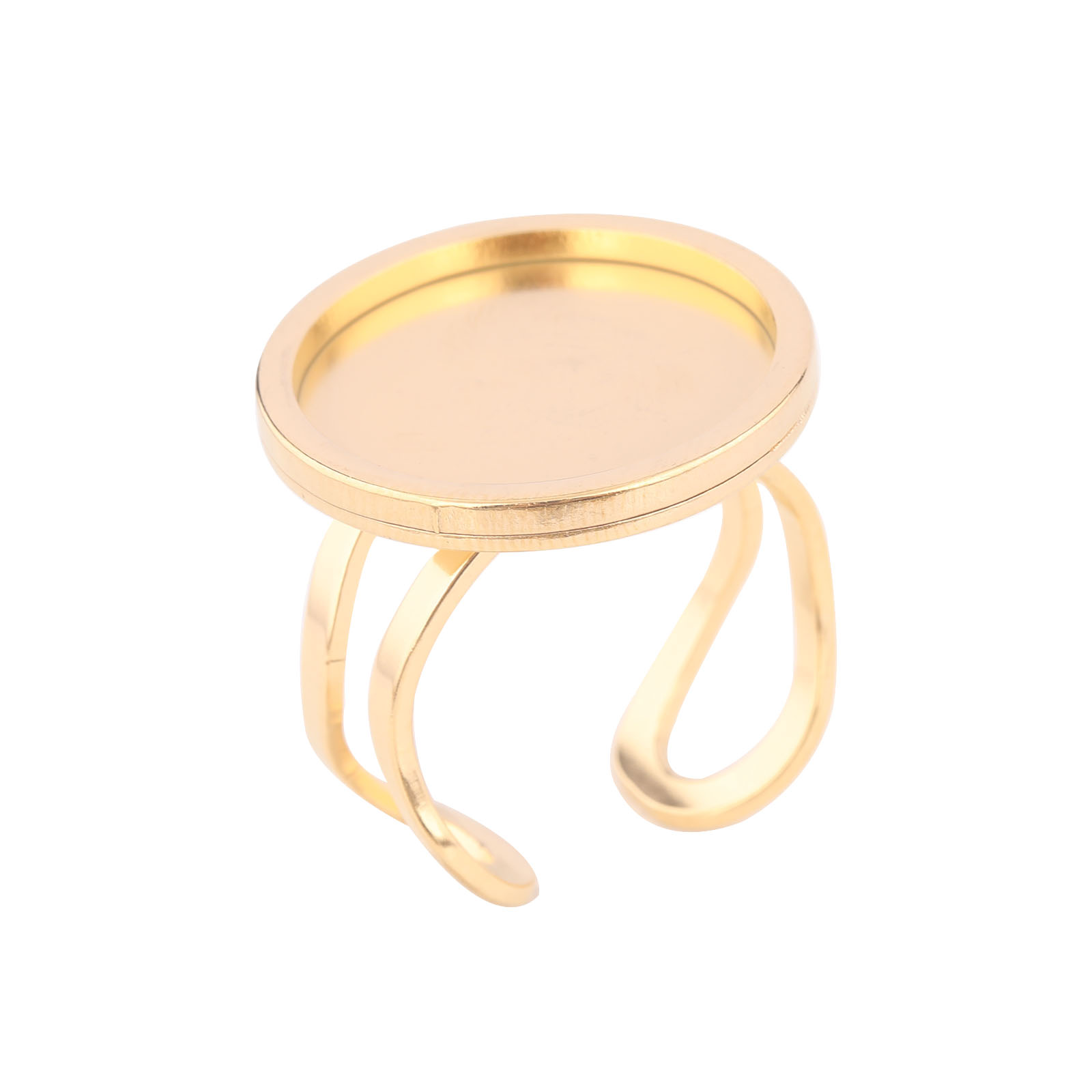 Anillo de cabujón redondo de 1 - Jewelry Making Degree reseña y precio