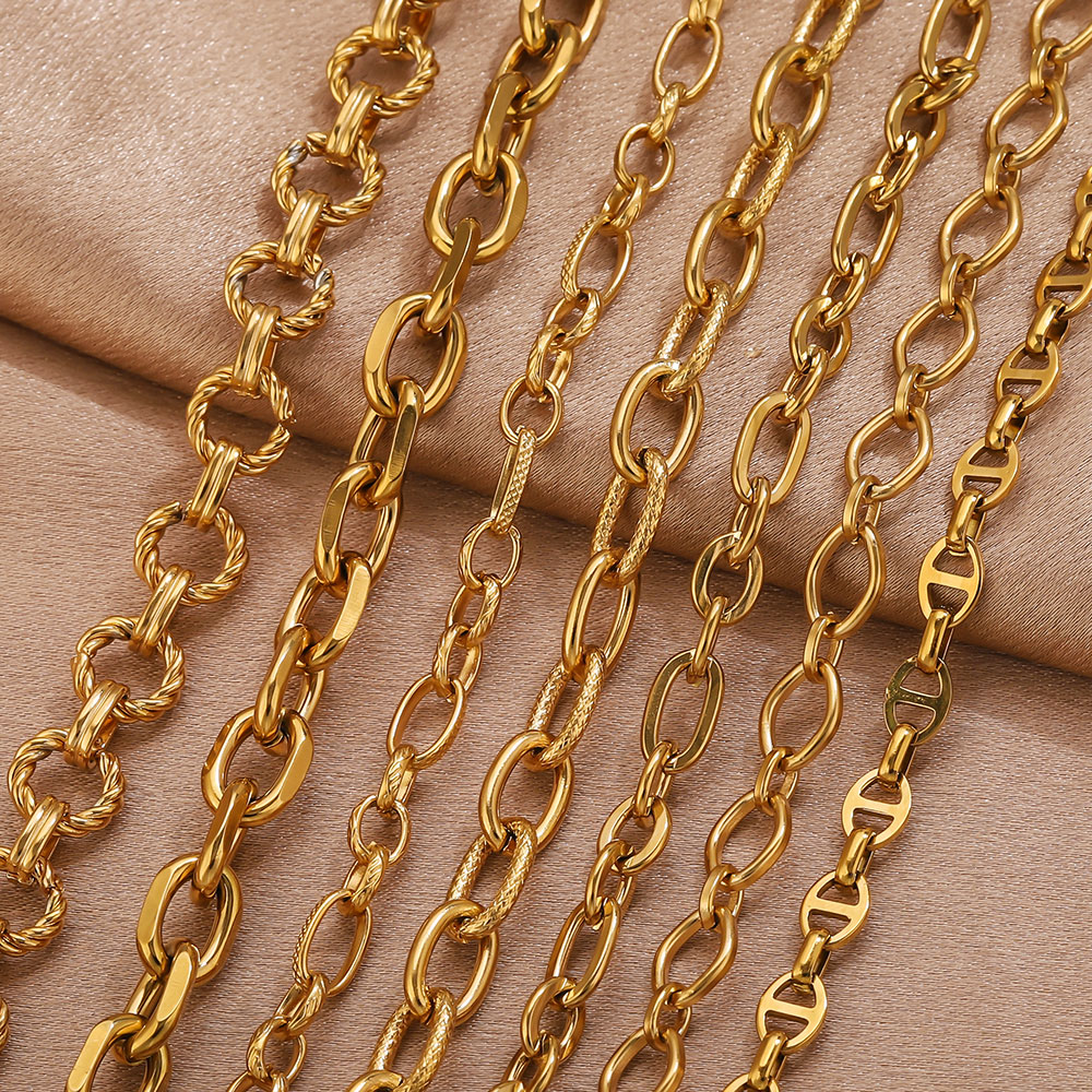 Cadena Grande de Acero Inoxida - Jewelry Making Gold Wire reseña y precio