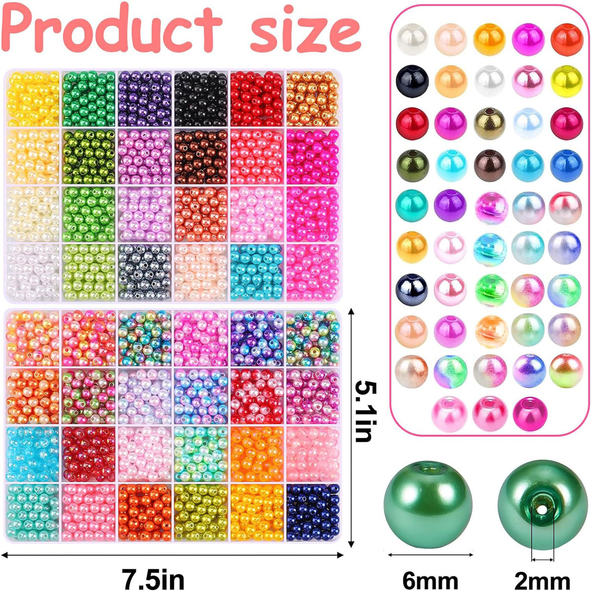 2400 Uds. 48 compartimentos jo - Jewelry Making Degree reseña y precio